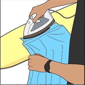 come stirare una camicia