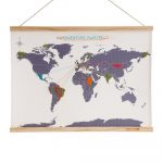 Mappa del mondo da ricamare