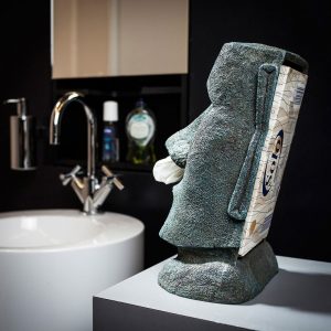 Distributore di fazzoletti Moai - Idea regalo bizzarra